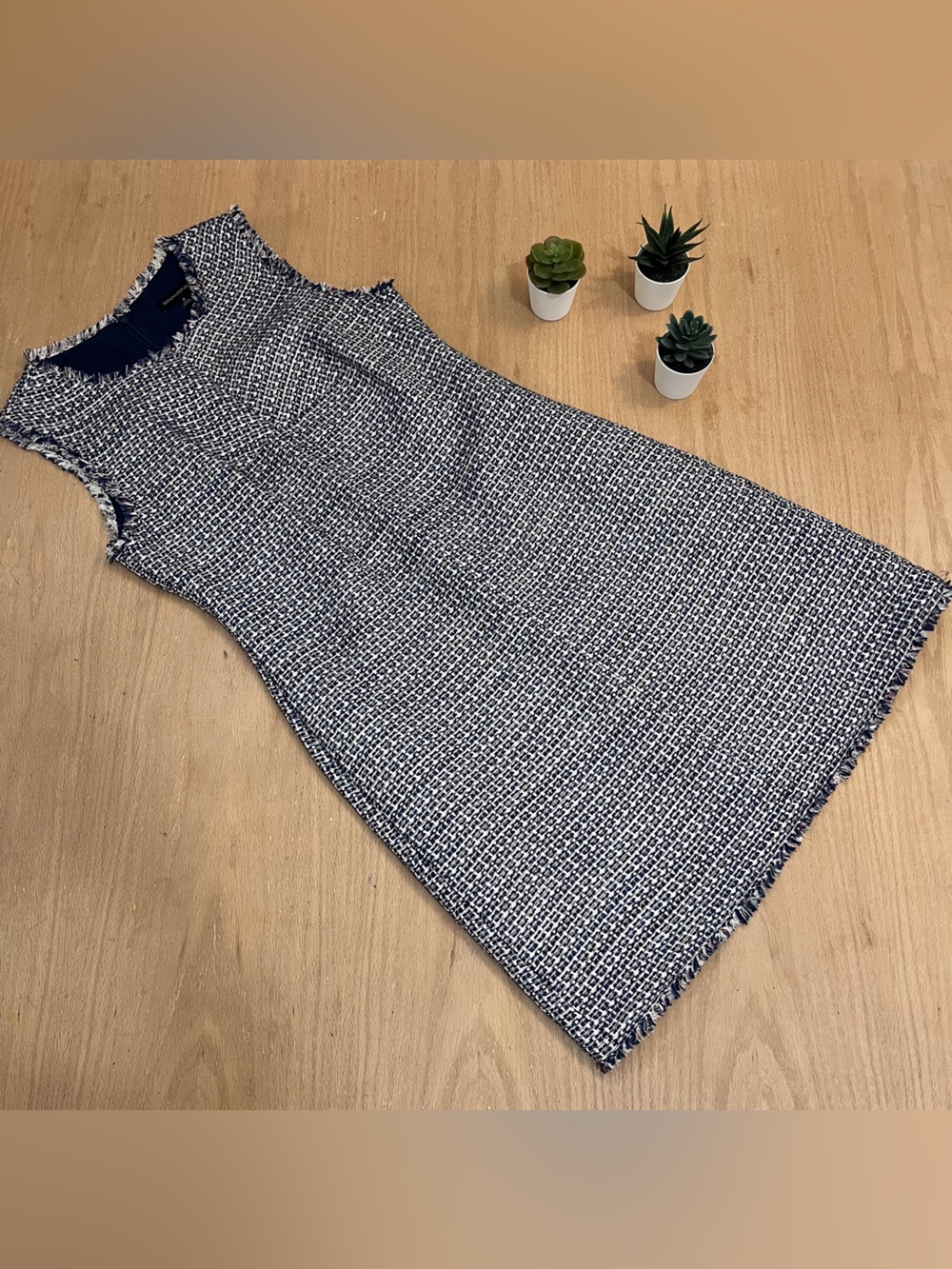 Banana Republic Sleeveless Tweed Dress